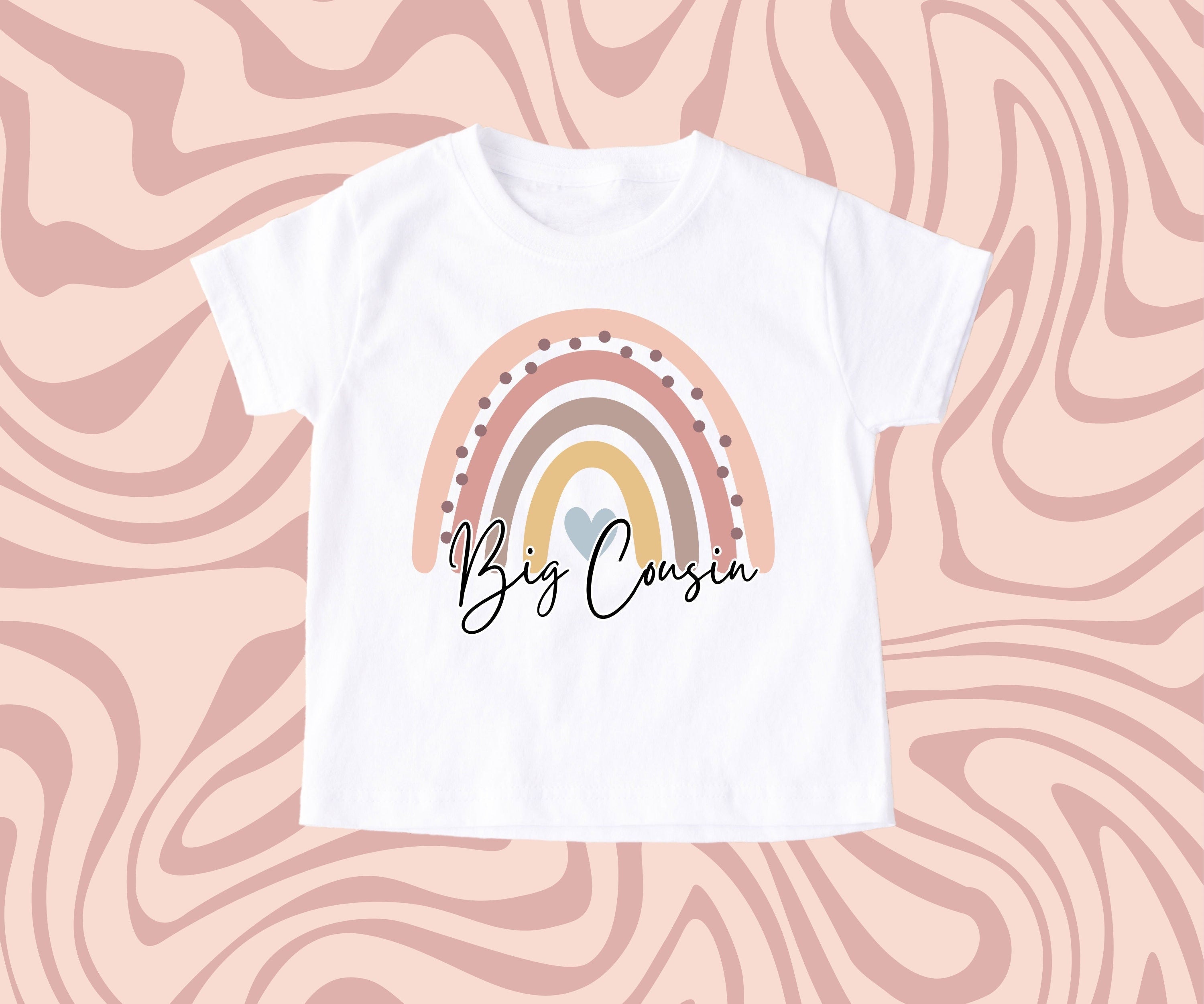 Boho Rainbow Big/Little Cousin T Shirt