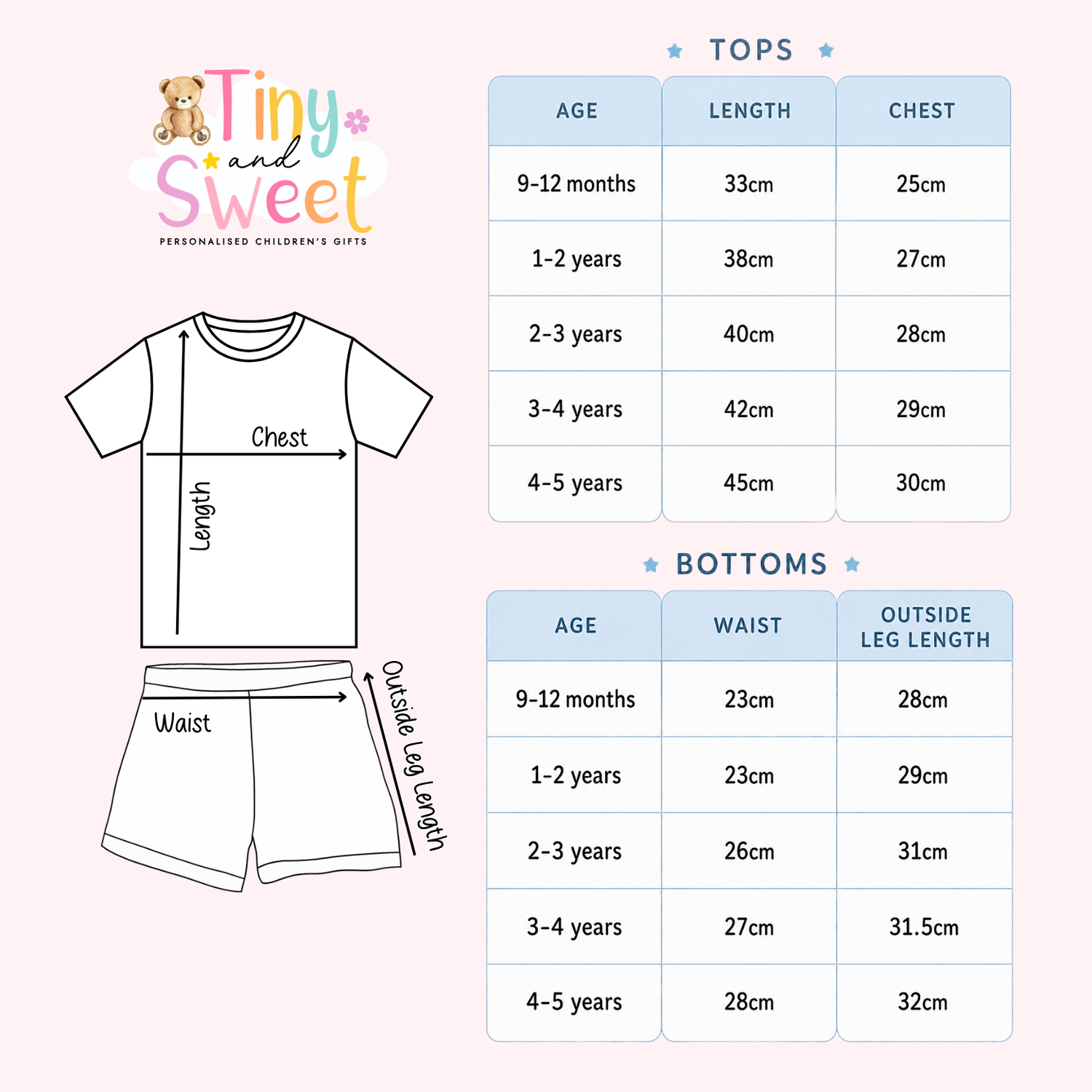 Blue Hot Air Balloon Personalised Short &amp; T Shirt Pyjama Set (Any Age)