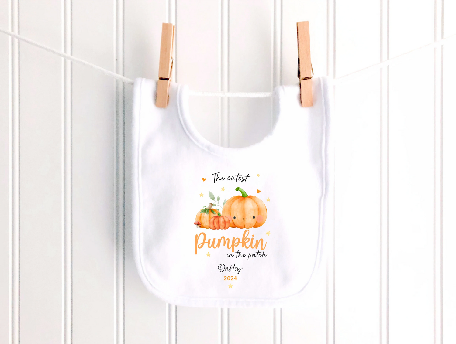 Pumpkin Patch Personalised Sleepsuit