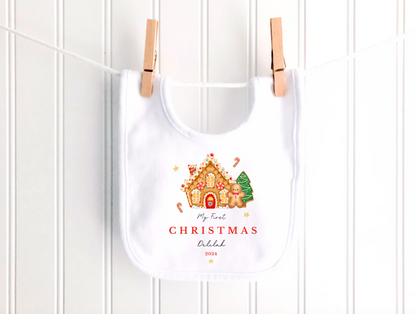 Personalised Gingerbread House Sleepsuit