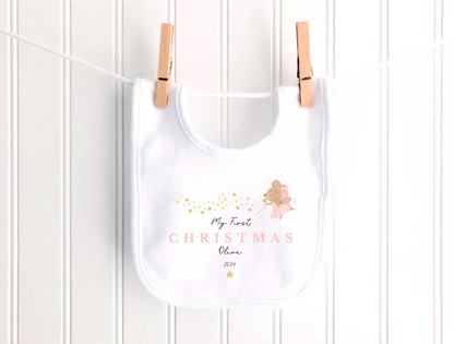 Personalised Fairy Magic Mouse Christmas Sleepsuit
