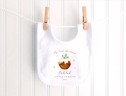 Personalised Christmas Pudding Sleepsuit