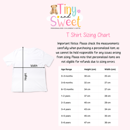 ANY AGE Personalised Strawberry Birthday T Shirt