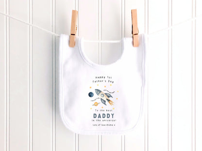 Best Daddy In The Universe Personalised Sleepsuit/Babygrow