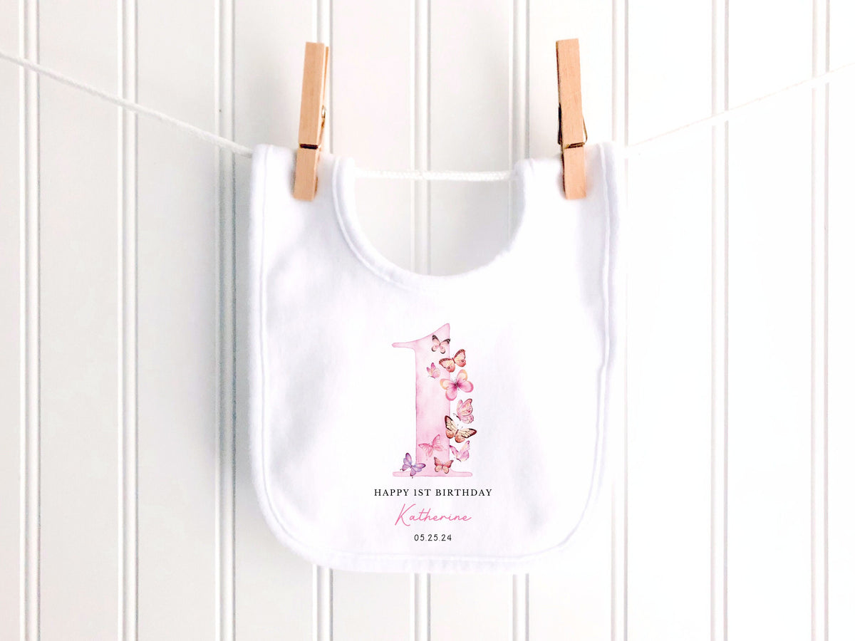 Personalised First Birthday Bunny: Customised Soft Plush Toy Gift for Baby Girls and Boys, Personalised 1st Birthday Gift, 1st Birthday Gift
