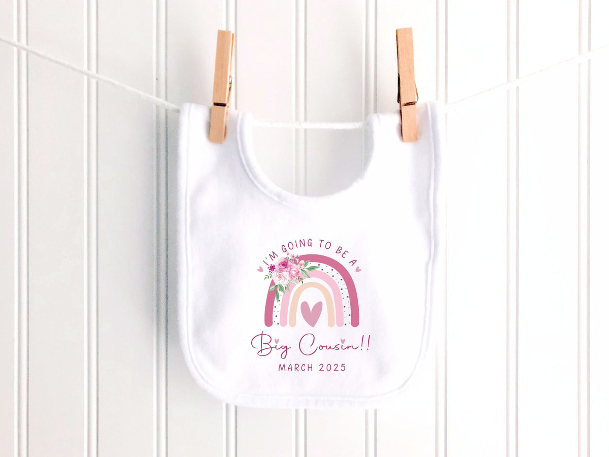 Personalised Big Cousin Gift, Big Cousin Announcement, New Baby Soft Toy, New baby gift, Newborn Gift, Baby Keepsake, Baby shower gift