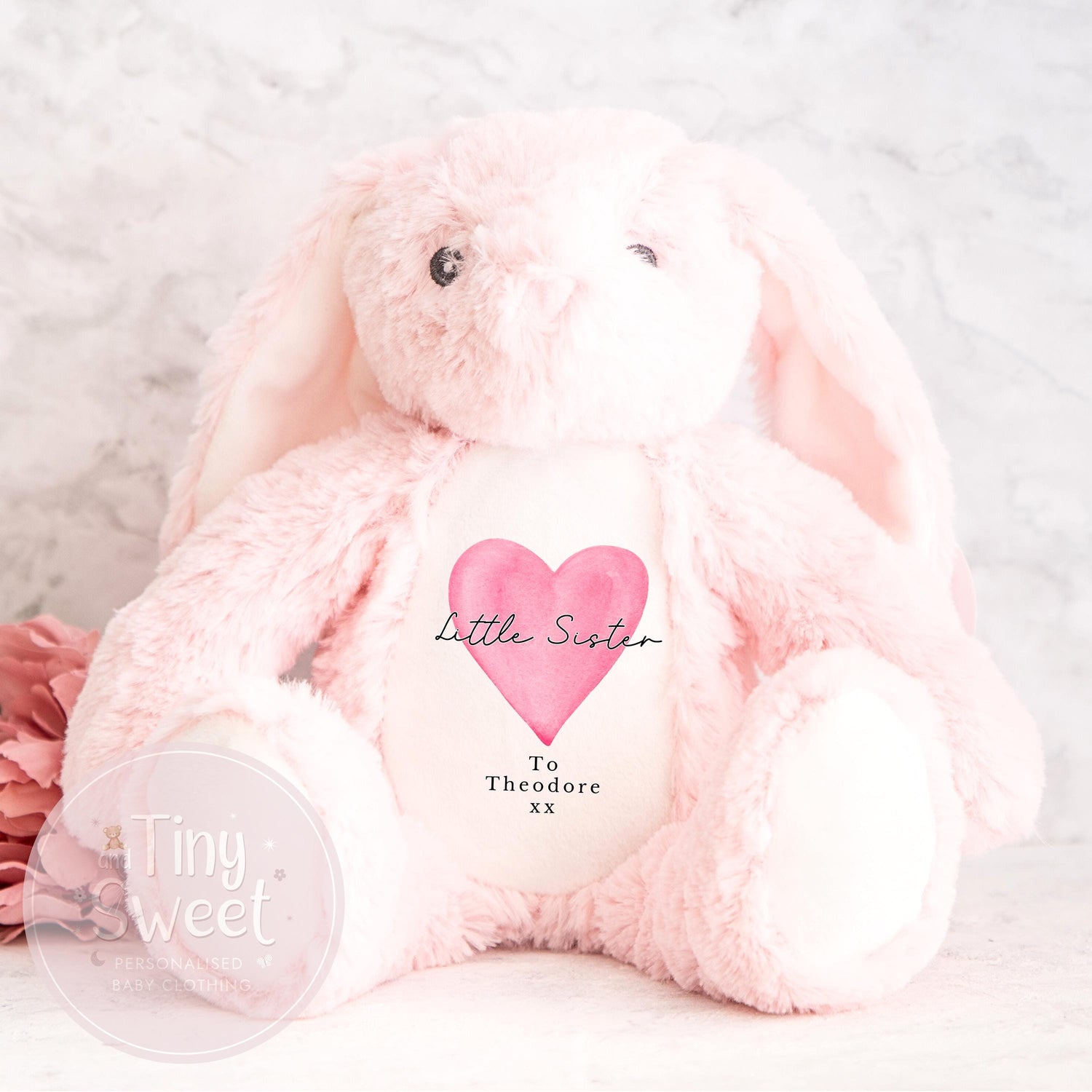 Personalised Little Brother Gift, Big Sister Announcement, New Baby Soft Toy, New baby gift, Newborn Gift, Baby Keepsake, Baby shower gift