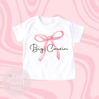 Big Cousin TShirt, Big Cousin, Rainbow Big Cousin T Shirt, Big Cousin Top, Big Cousin Gift, Pregnancy Announcement, Big Cousin Tee