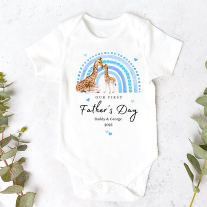 Fathers Day T Shirt, 1st Fathers Day As My Daddy, New Dad Gift, Fathers Day, 1st Fathers Day Babygrow, Sleepsuit Babygrow Bodysuit, Dad