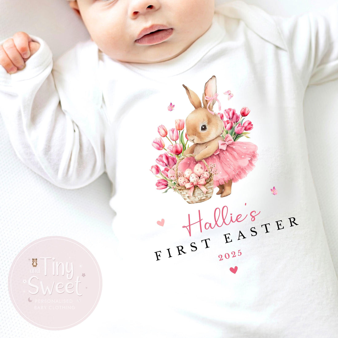 Easter T shirt, 1st Easter, My First Easter, Babies first Easter T Shirt, Beige Easter baby outfit, New baby gift