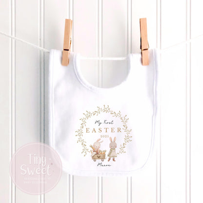 Easter Babygrow, 1st Easter, My First Easter, Babies first Easter sleepsuit, Beige Easter baby outfit, New baby gift