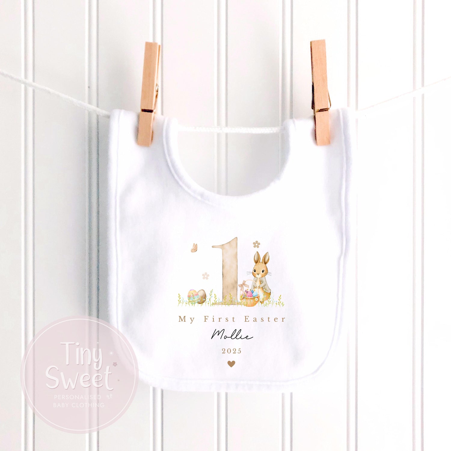 Easter Babygrow, Easter Sleepsuit, My 1st Easter, My First Easter, Babies first Easter sleepsuit, Easter baby outfit, New baby gift
