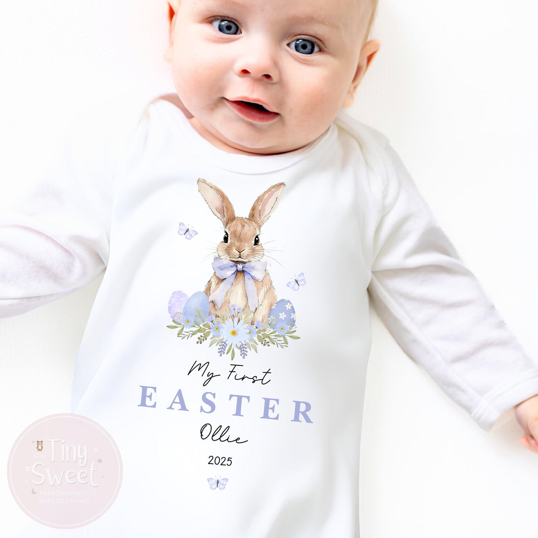Easter Babygrow, Easter Sleepsuit, My 1st Easter, My First Easter, Babies first Easter sleepsuit, Easter baby outfit, New baby gift