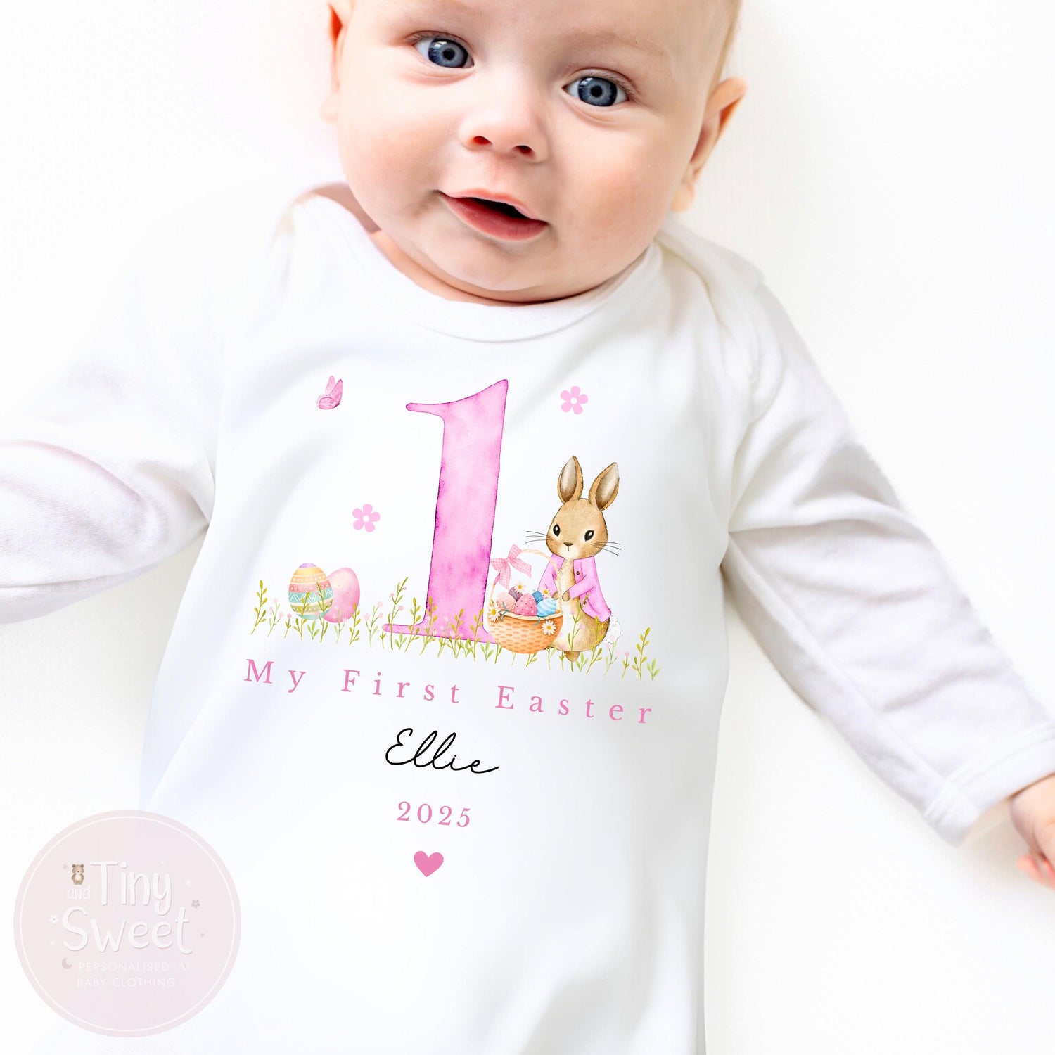 Easter T Shirt, Easter Sleepsuit, My 1st Easter, My First Easter, Babies first Easter T Shirt, Easter baby outfit, New baby gift