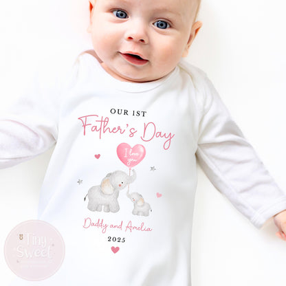 Fathers Day T Shirt, 1st Fathers Day As My Daddy, New Dad Gift, Fathers Day, 1st Fathers Day Babygrow, Sleepsuit Babygrow Bodysuit, Dad