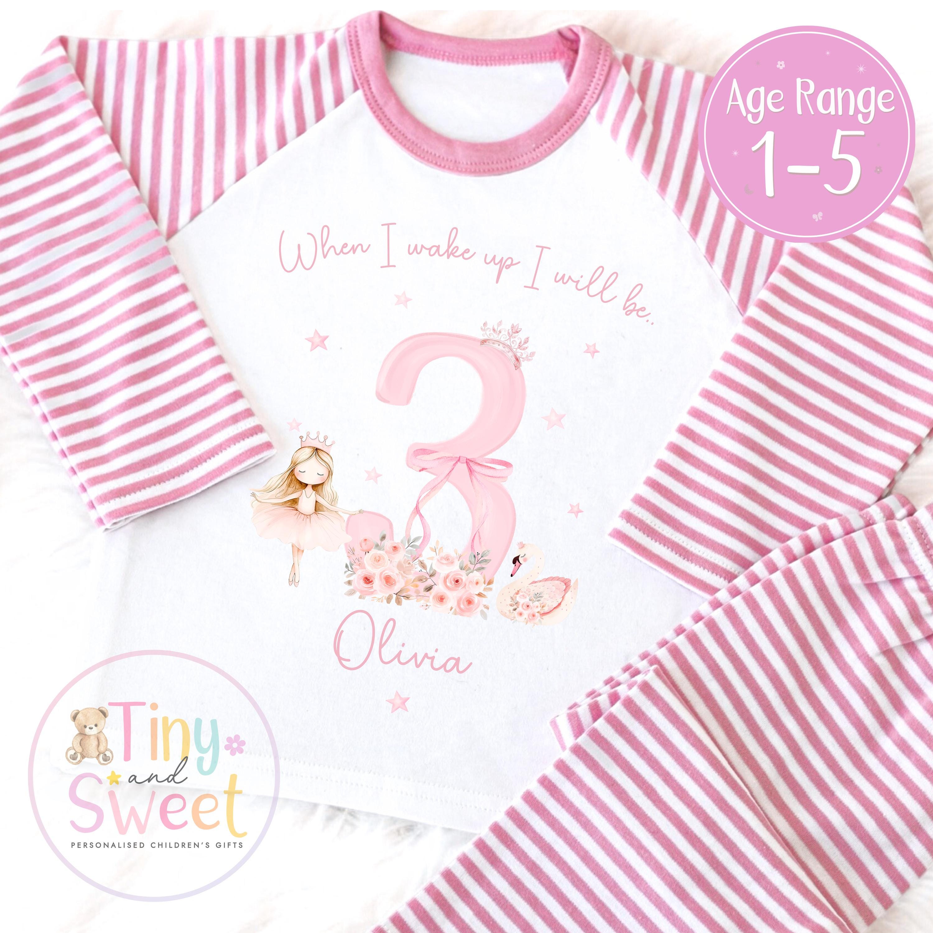 Personalised Toddler Baby Pyjamas, When i wake up i&