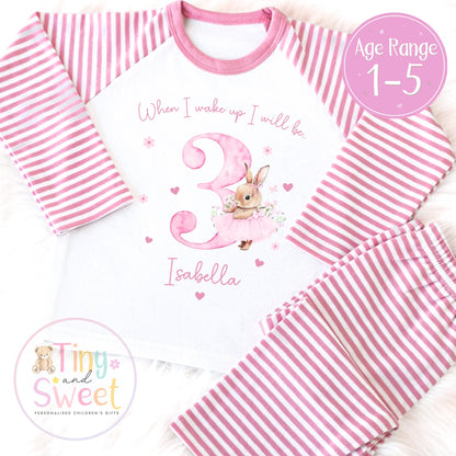 Personalised Toddler Baby Pyjamas, When i wake up i&