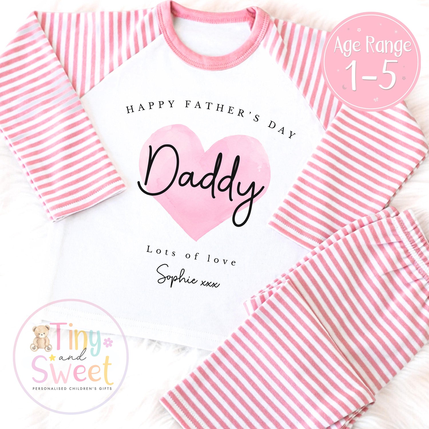 Personalised Toddler Fathers Day Pyjamas, Fathers day gift, fathers day pjs, kids Pyjamas, fathers day surprise, Fathers day outfit