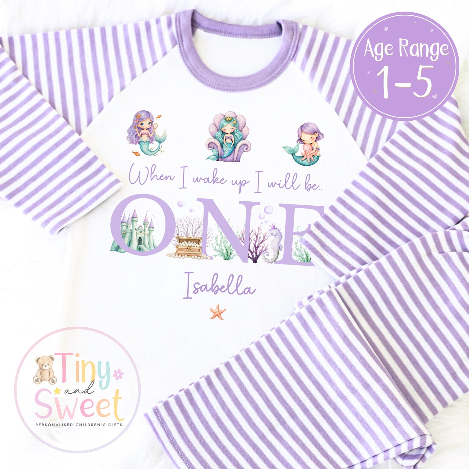 Personalised Toddler Baby Pyjamas, When i wake up i&