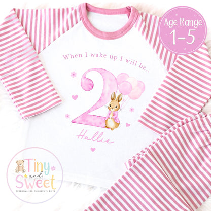 Personalised Toddler Baby Pyjamas, When i wake up i&