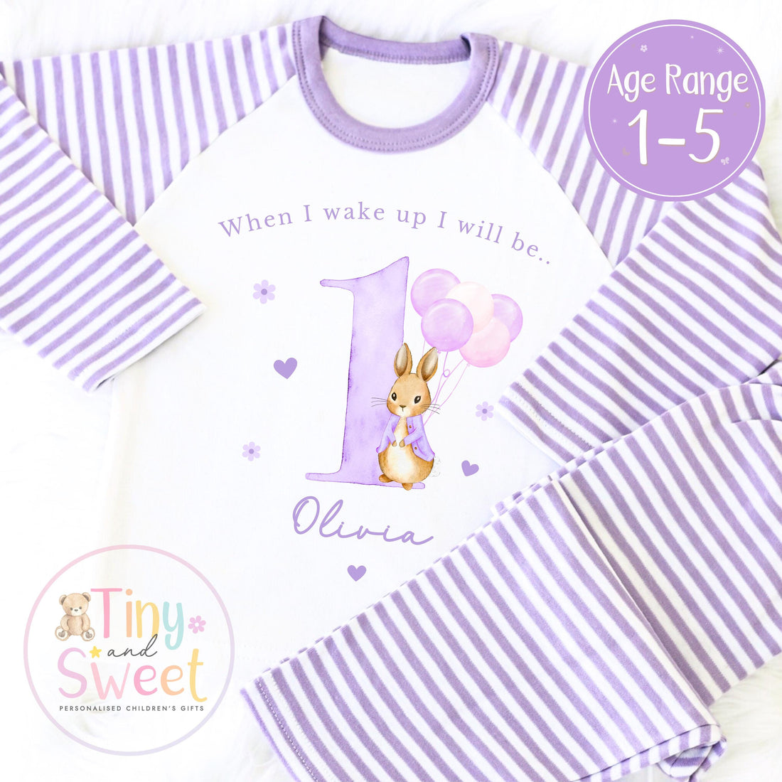 Personalised Toddler Baby Pyjamas, When i wake up i&