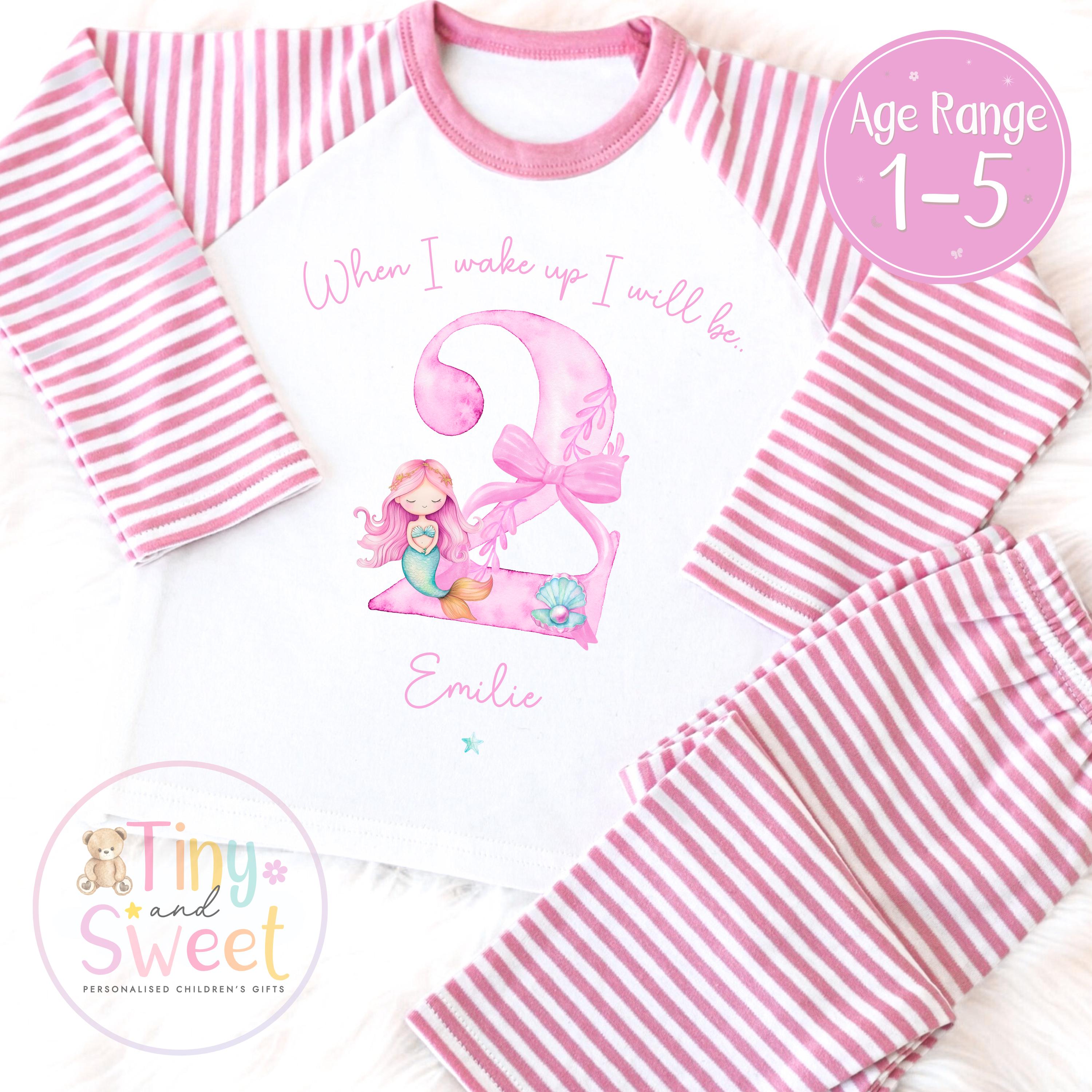 Personalised Toddler Baby Pyjamas, When i wake up i&