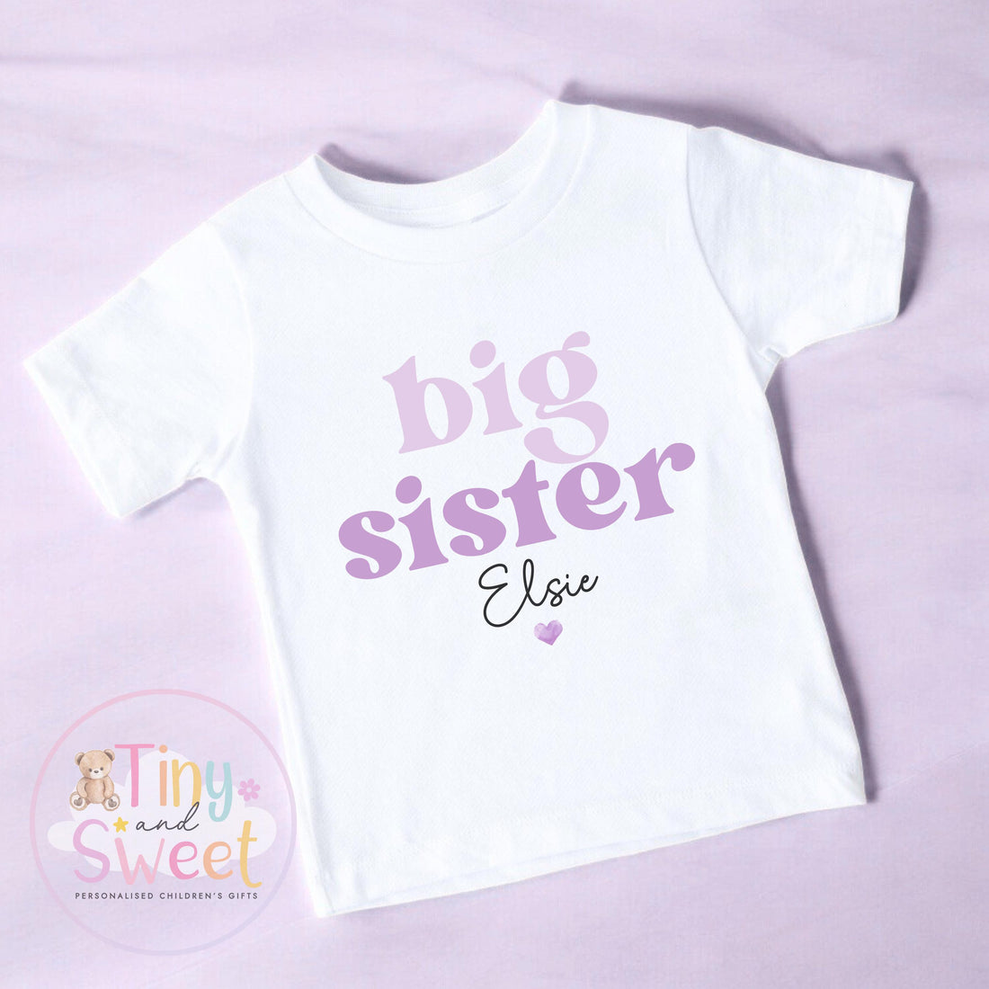 Big Sister TShirt, Big Sister, Pastel Big Sister T Shirt, Big Sister Top, Big Sister Gift, Pregnancy Announcement, Little Sister T Shirt