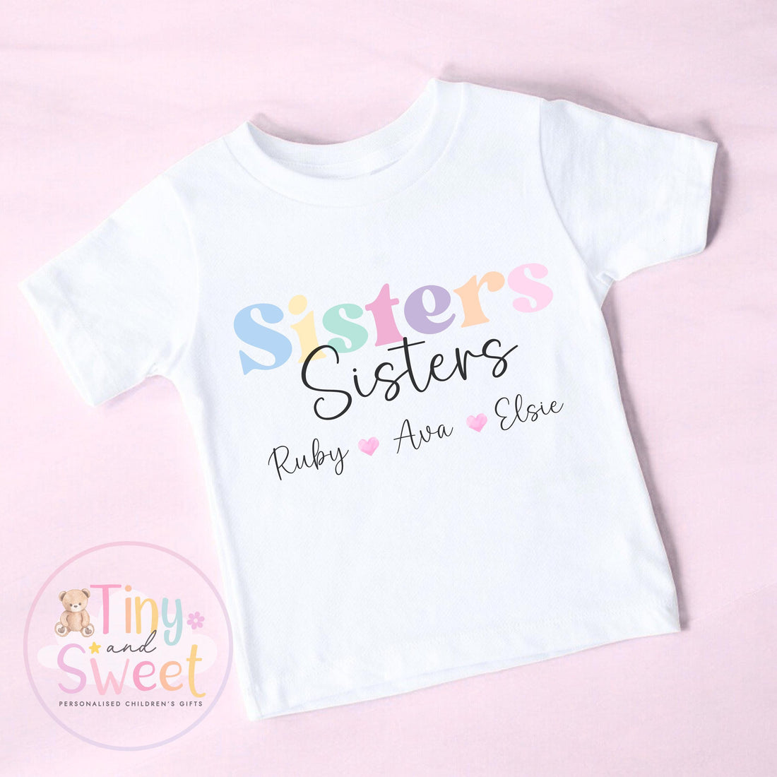 Big Sister TShirt, Big Sister, Pastel Big Sister T Shirt, Big Sister Top, Big Sister Gift, Pregnancy Announcement, Little Sister T Shirt