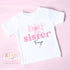 Big Sister TShirt, Big Sister, Pink Bow Big Sister T Shirt, Big Sister Top, Big Sister Gift, Pregnancy Announcement, Little Sister T Shirt