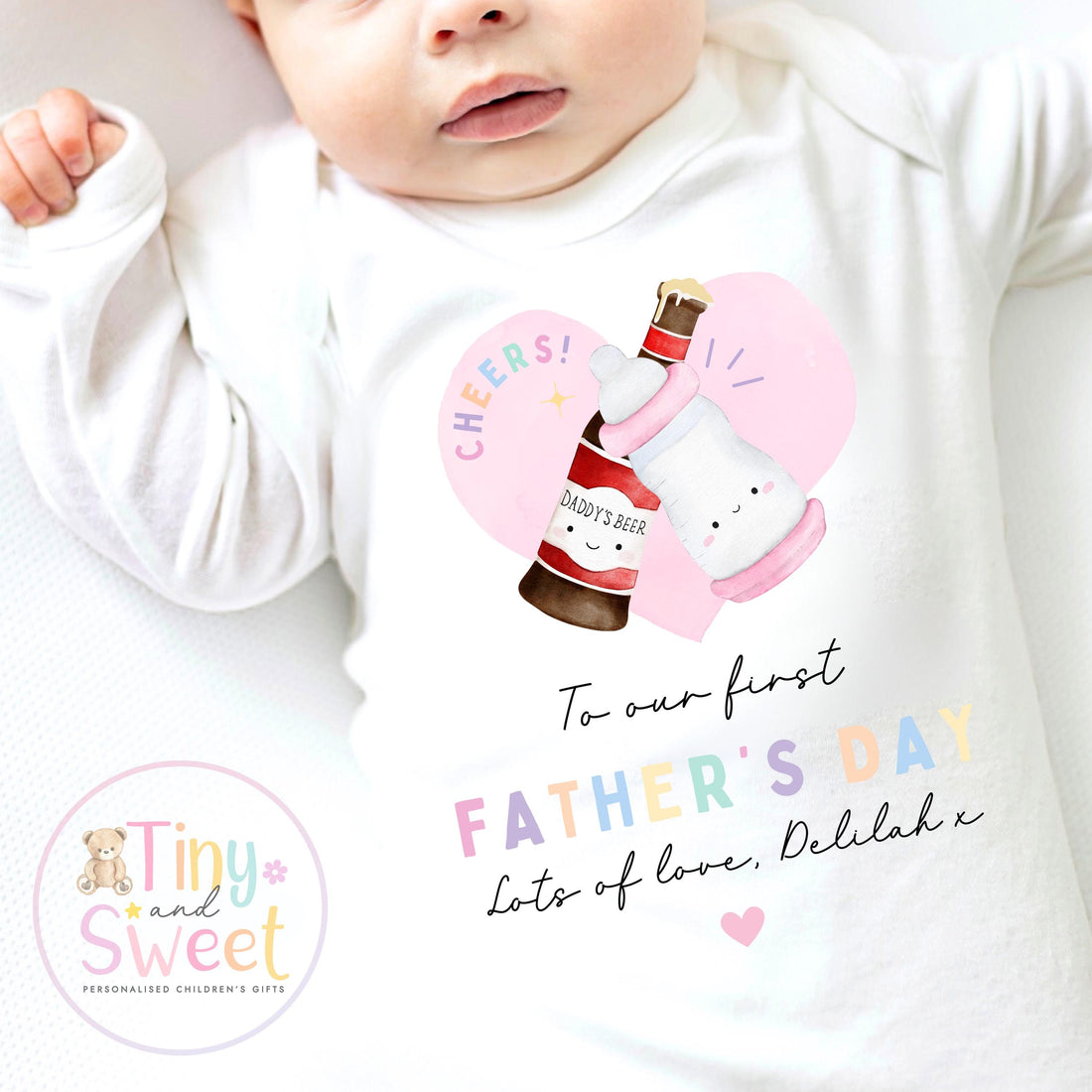 Fathers Day T Shirt, 1st Fathers Day As My Daddy, New Dad Gift, Fathers Day, 1st Fathers Day Babygrow, Sleepsuit Babygrow Bodysuit, Dad