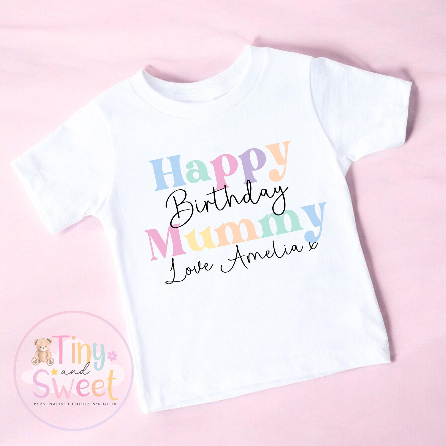 Happy Birthday Mummy T Shirt, Mummy birthday Gift, New Mum Gift, Mummys birthday, 1st birthday as my Mummy, Toddler Mummy Birthday Tee
