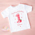 Personalised Strawberry First Birthday T-shirt