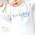 Personalised My First Holiday Toddler vest, First Holiday Sleepsuit, First Holiday t shirt, Babies First Holiday, First Time Flyer