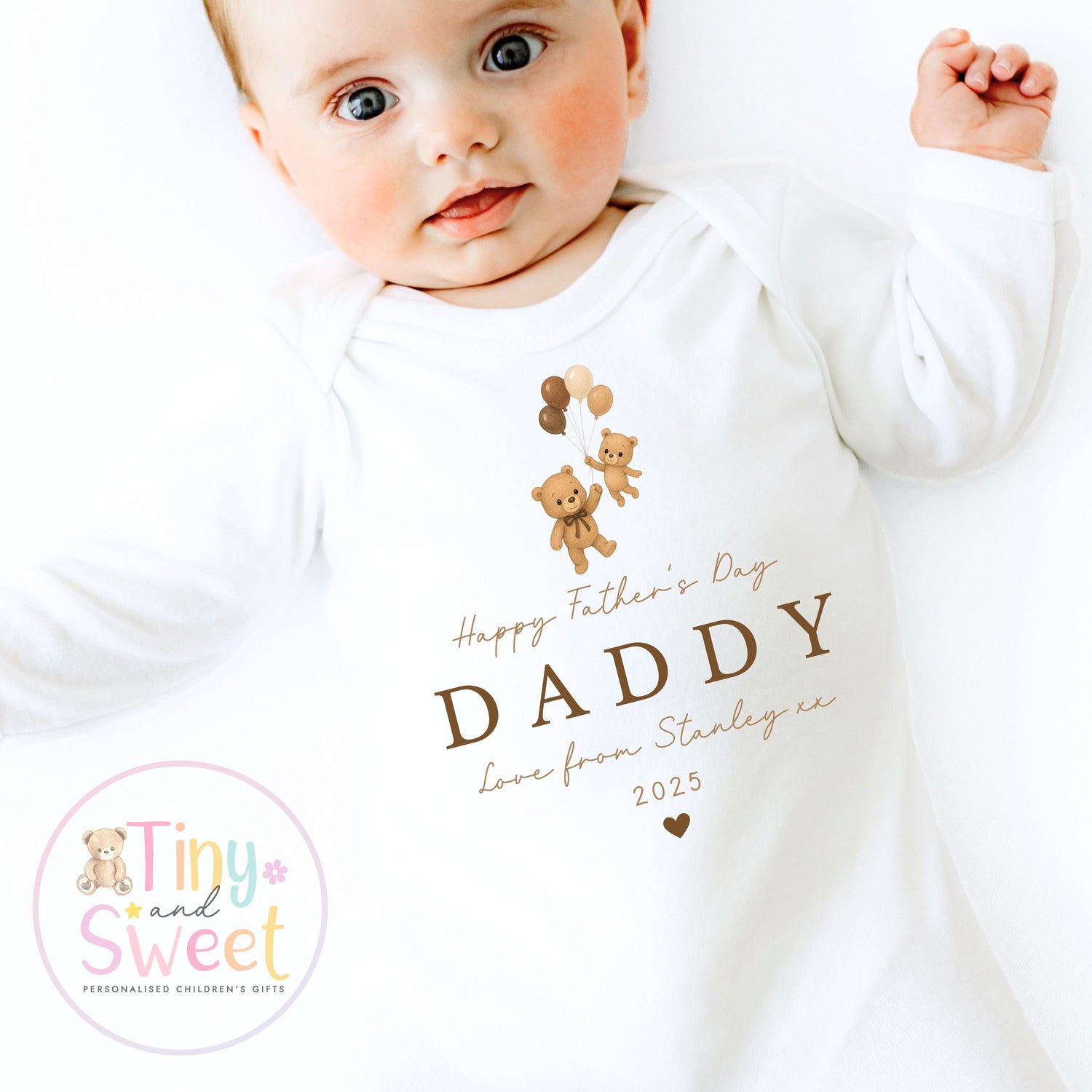 Fathers Day Sleepsuit, 1st Fathers Day As My Daddy, New Dad Gift, Fathers Day, 1st Fathers Day Babygrow, Sleepsuit Babygrow Bodysuit, Dad