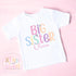 Big Sister TShirt, Big Sister, Pastel Big Sister T Shirt, Big Sister Top, Big Sister Gift, Pregnancy Announcement, Little Sister T Shirt