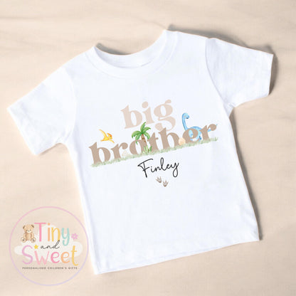 Big Brother T Shirt, Big Brother Dinosaur T-Shirt, Cute Big Brother, Pregnancy Announcement, Dinosaur T Shirt, Brother Dinosaur T Shirt
