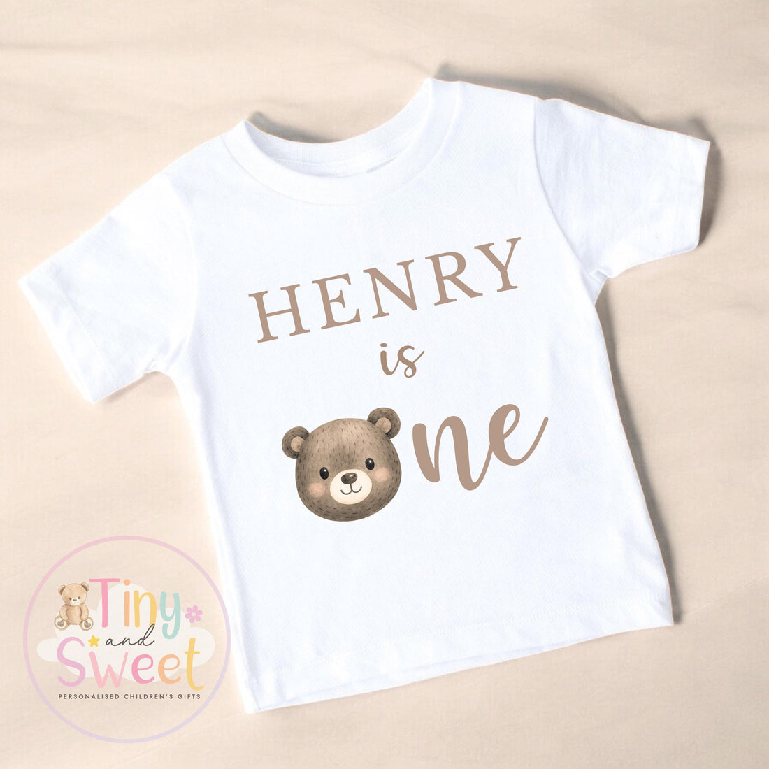 Personalised First Birthday T-shirt, 1st Birthday T Shirt, Teddy Bear 1st Birthday T Shirt, 1st Birthday, First Birthday