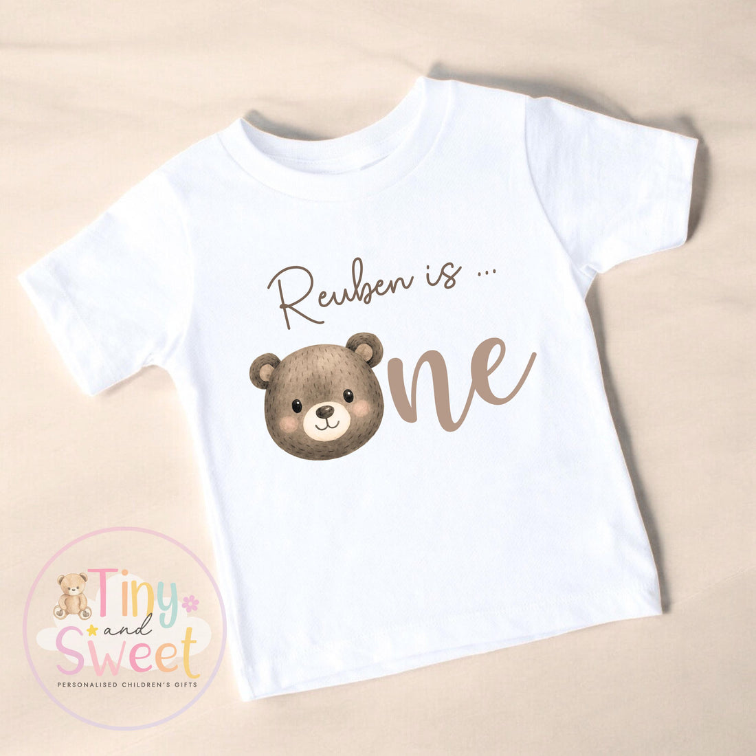 Personalised First Birthday T-shirt, 1st Birthday T Shirt, Teddy Bear 1st Birthday T Shirt, 1st Birthday, First Birthday