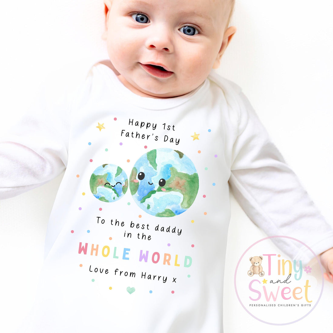 Fathers Day Sleepsuit, 1st Fathers Day As My Daddy, New Dad Gift, Fathers Day, 1st Fathers Day Babygrow, Sleepsuit Babygrow Bodysuit, Dad