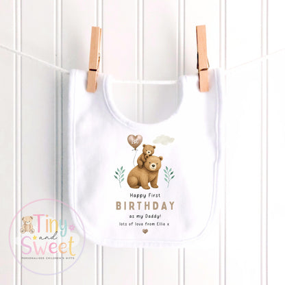 Happy Birthday Daddy, 1st Birthday as My Daddy, Cheers, New Dad Gift, Dad Birthday, Daddy Birthday, Sleepsuit Babygrow Bodysuit Dad Birthday
