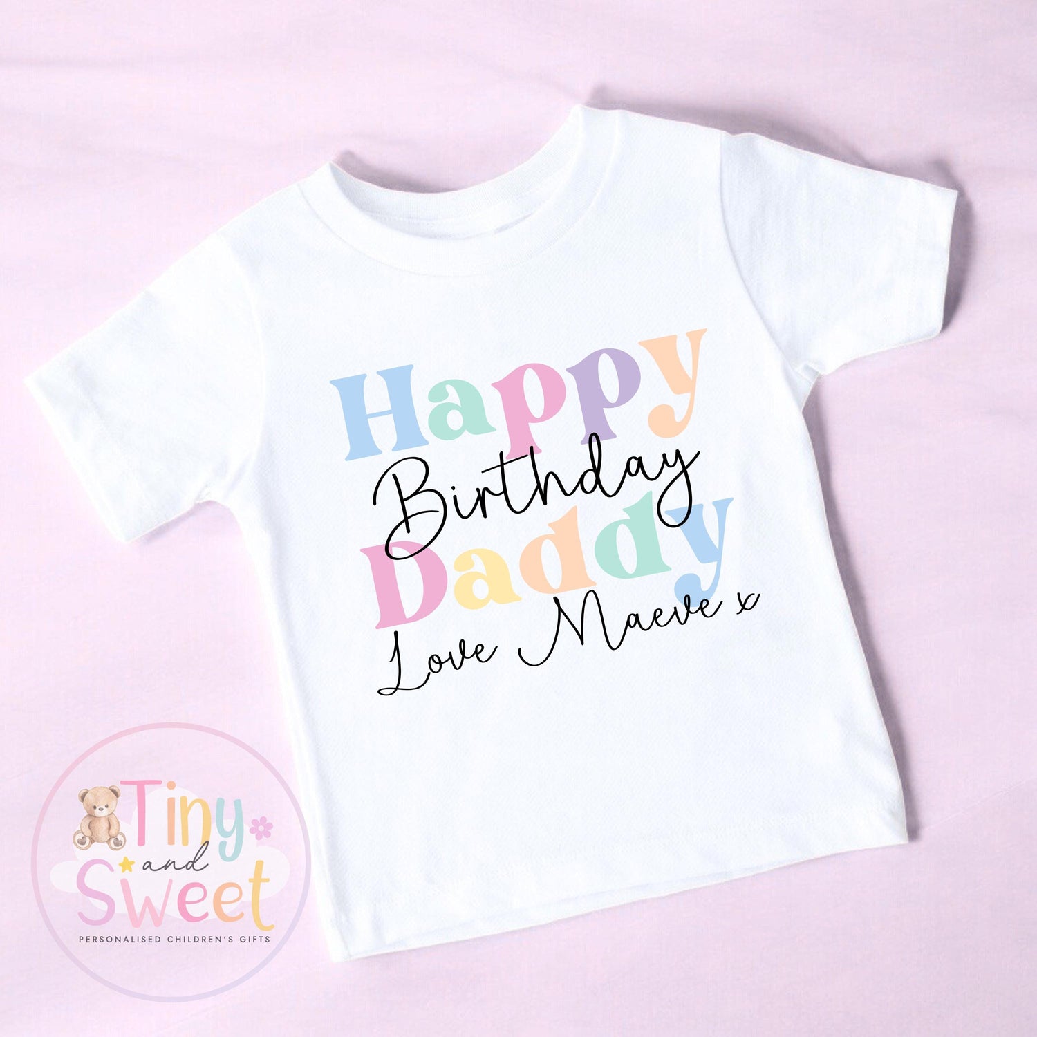 Happy Birthday Daddy T Shirt, Daddy birthday Gift, New Dad Gift, Daddys birthday, 1st birthday as my daddy, Toddler Daddy Birthday Tee
