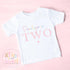 Personalised Pastel Rainbow Birthday T-shirt, 1st Birthday T Shirt, 2nd Birthday T Shirt, 3rd Birthday, Pastel Rainbow Birthday