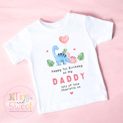Happy Birthday Daddy, 1st Birthday as My Daddy, Cheers, New Dad Gift, Dad Birthday, Daddy Birthday, Sleepsuit Babygrow Bodysuit Dad Birthday