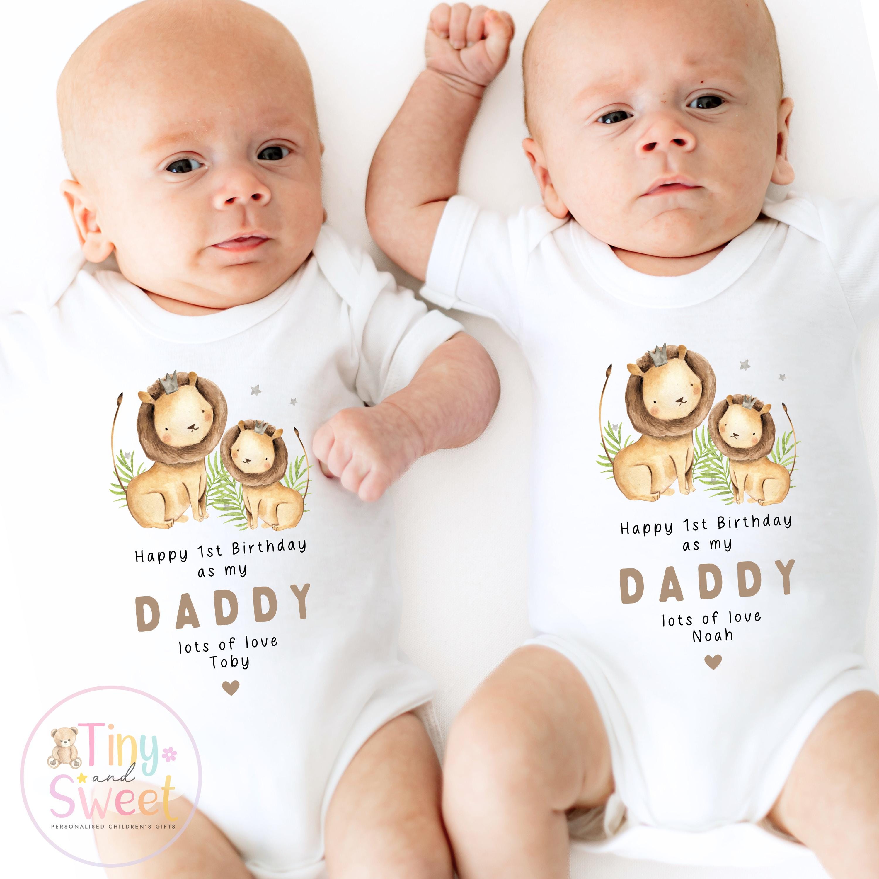 Happy Birthday Daddy, 1st Birthday as My Daddy, New Dad Gift, Dad Birthday, Daddy Birthday, Sleepsuit Babygrow Bodysuit Dad Birthday
