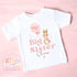 Personalised Big Sister T-Shirt | New Sibling Announcement Shirt | Custom Name Kids Top | Pregnancy Reveal Outfit | Baby Announcement Gift