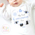 Personalised My First Halloween Sleepsuit – First Halloween –Baby’s 1st Halloween Outfit with Name – Custom Baby Grow – Halloween Baby Gift