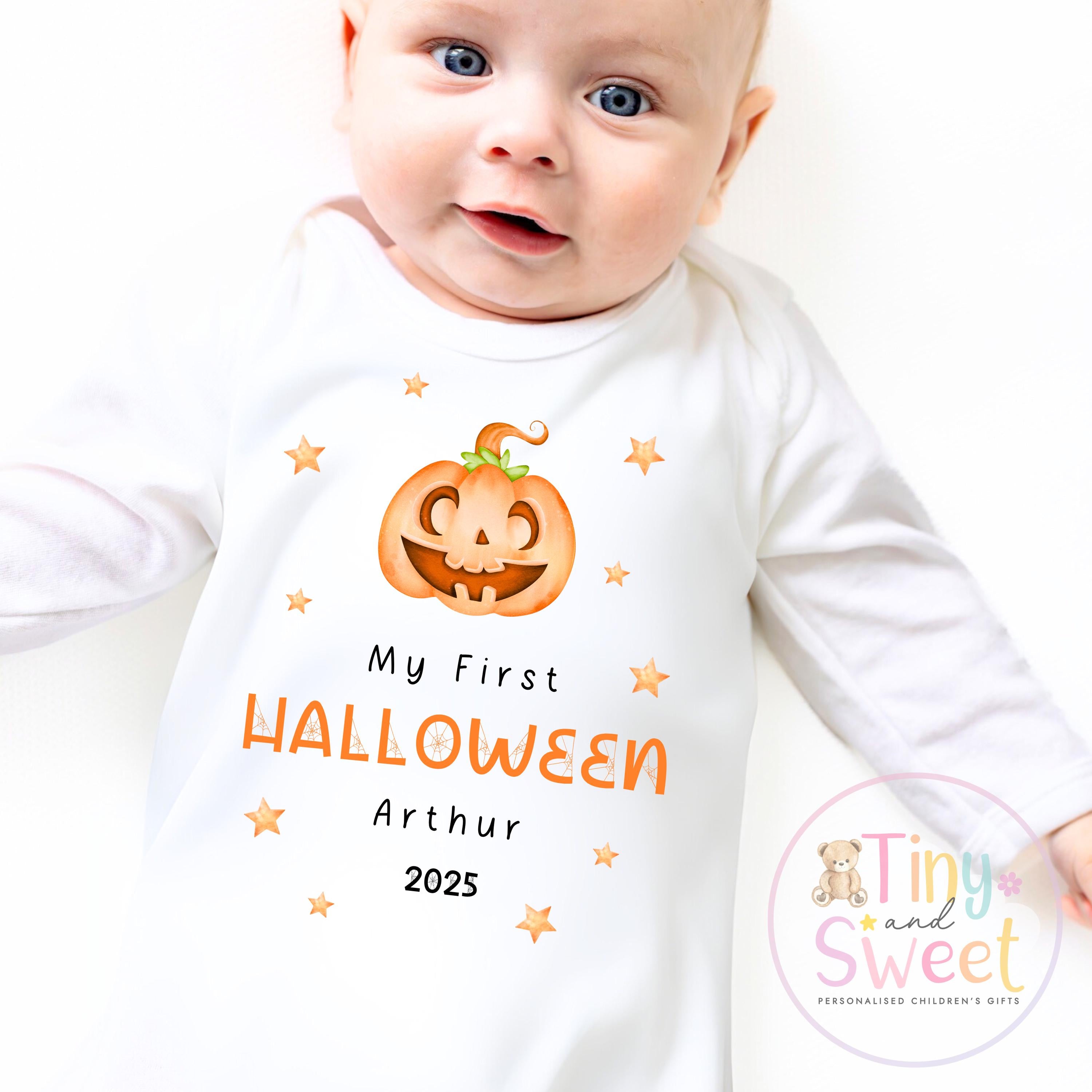 Babies First Halloween T Shirt, Baby 1st Halloween Gift Idea, 1st Halloween Babygrow, Halloween Outfit for baby, Halloween costume
