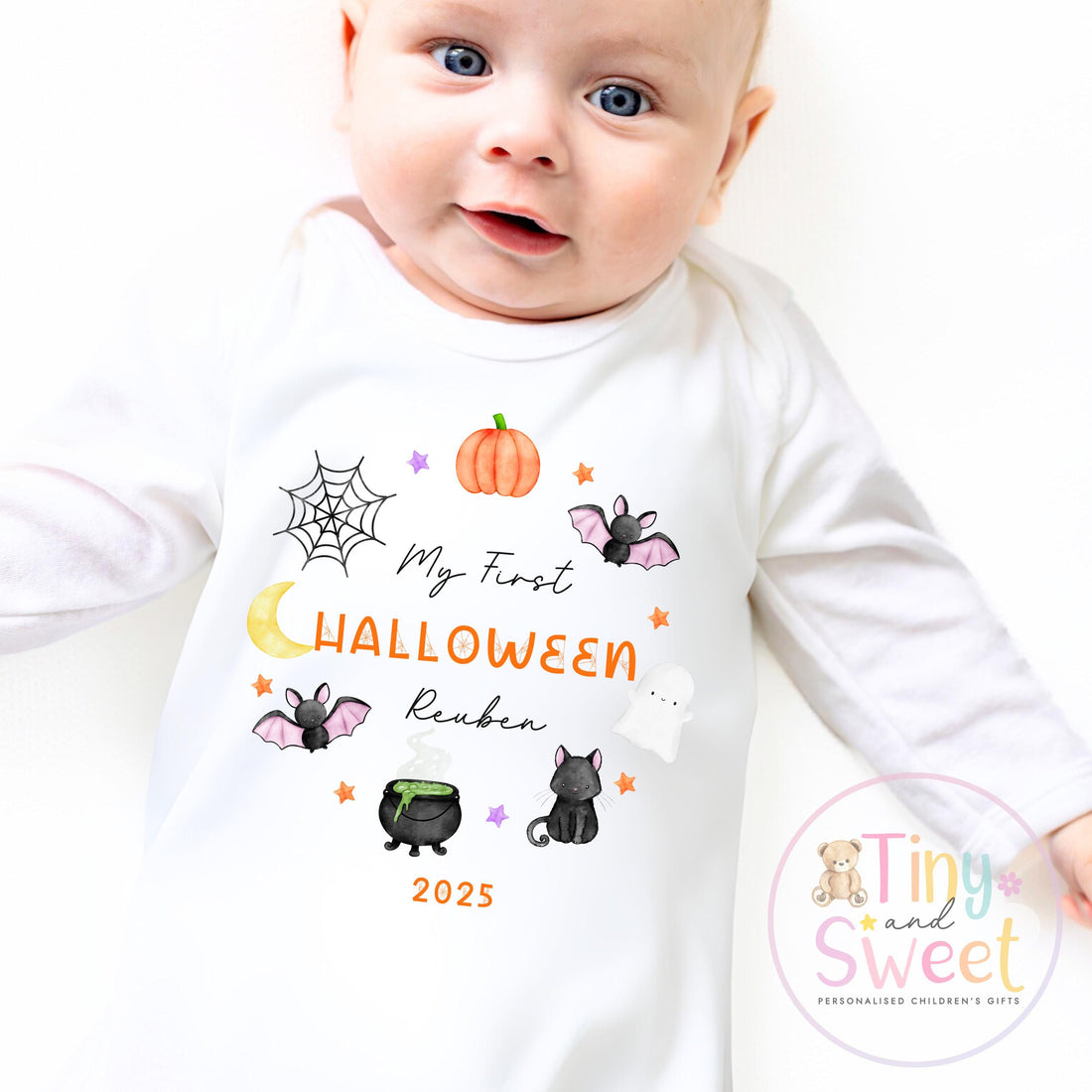First Halloween T Shirt, Baby Halloween, Baby 1st Halloween Gift, 1st Halloween Babygrow, Halloween Outfit for baby, Halloween costume