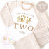Safari Birthday Pyjamas – “When I Wake Up I’ll Be…” Personalised Kids Birthday PJs – Jungle Animal Sleepwear – 1st 2nd 3rd Birthday Outfit