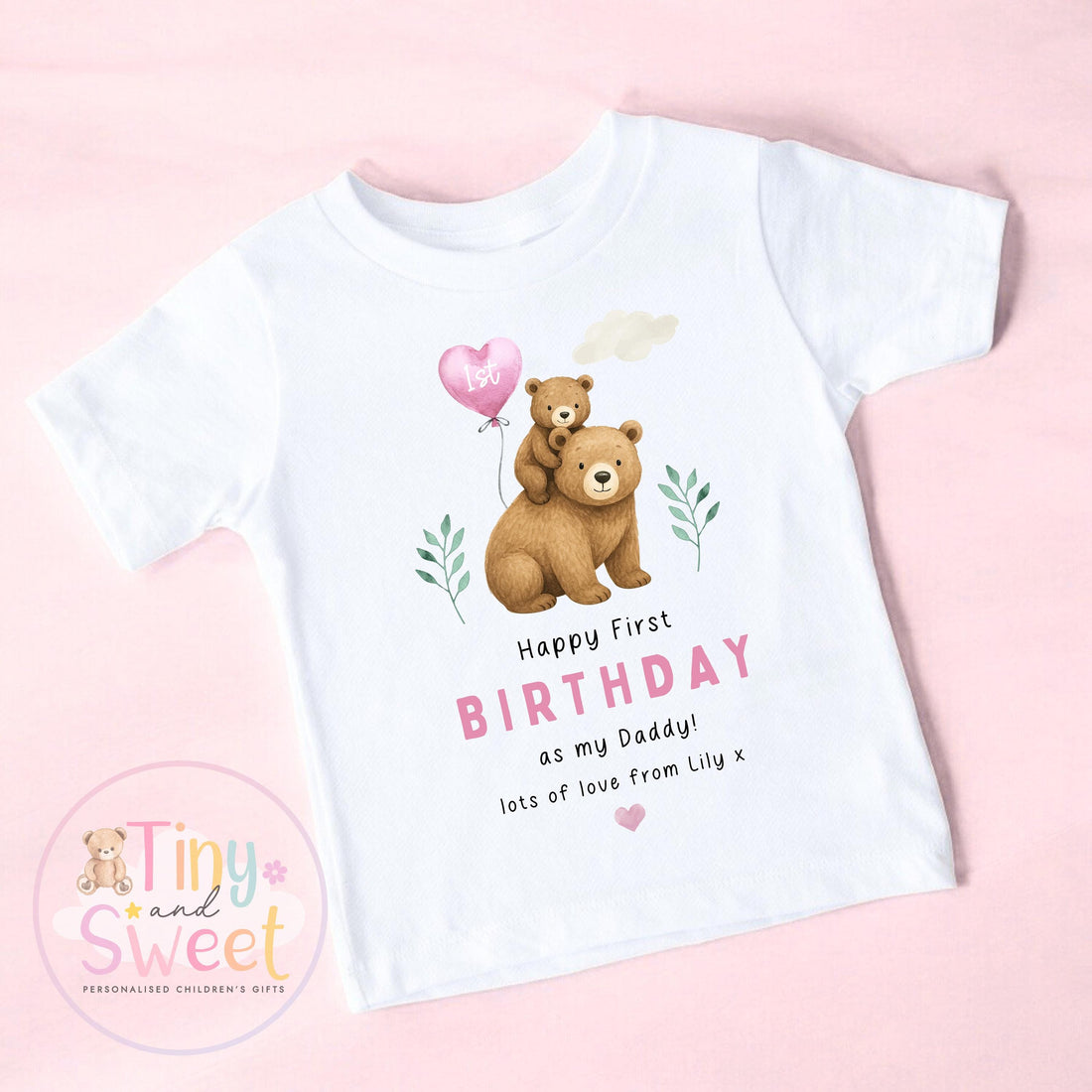 Happy Birthday Daddy, 1st Birthday as My Daddy, Cheers, New Dad Gift, Dad Birthday, Daddy Birthday, Sleepsuit Babygrow Bodysuit Dad Birthday